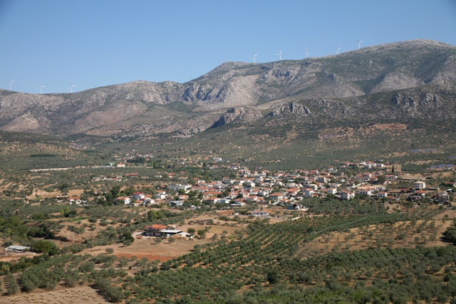 Kazarma - Metochi village from the Kazarma acropolis